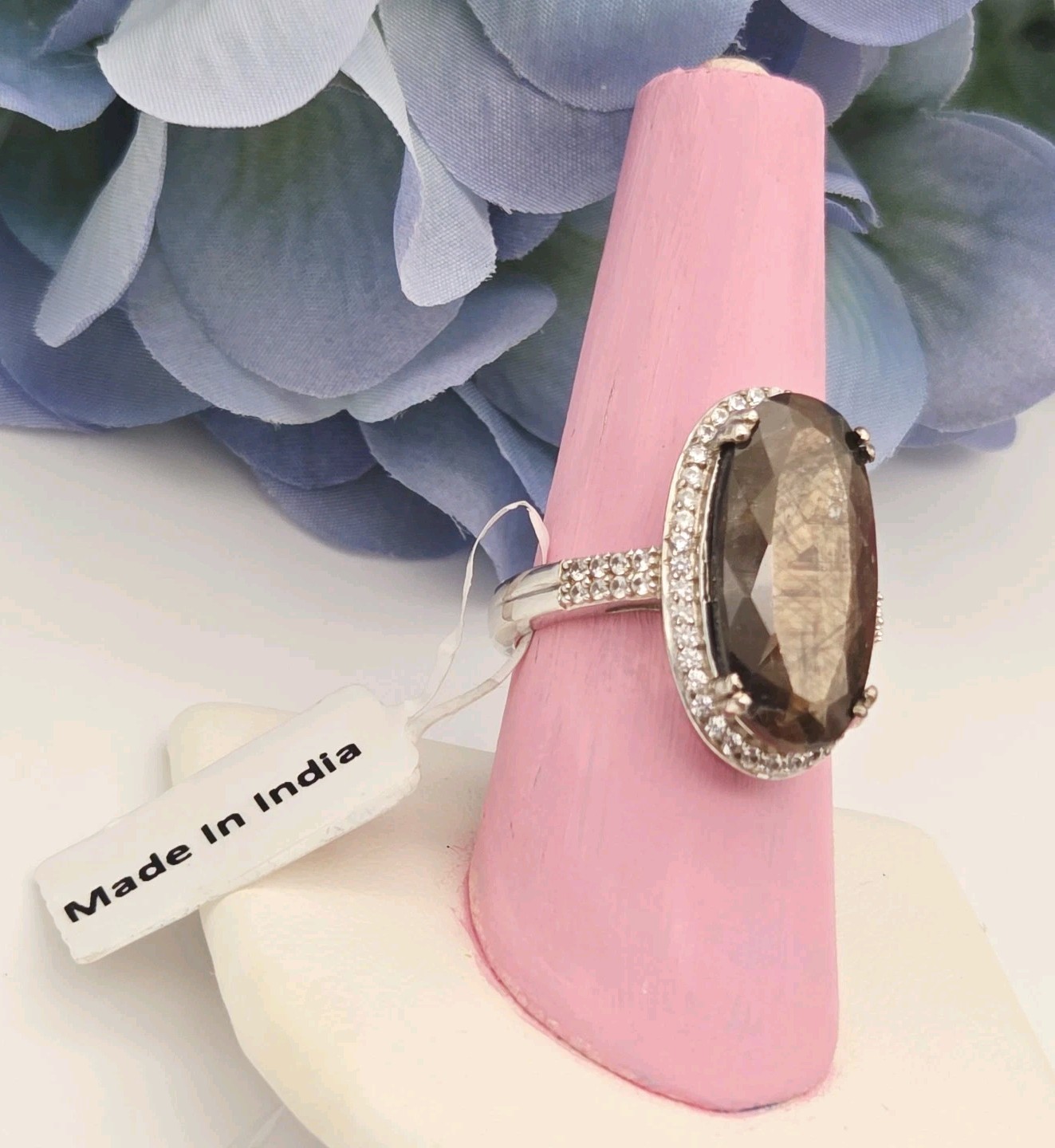 Chuck Clemency GEM TREASURES Sable Sapphire Ring LARGE Designer Evine ShopHQ 925
