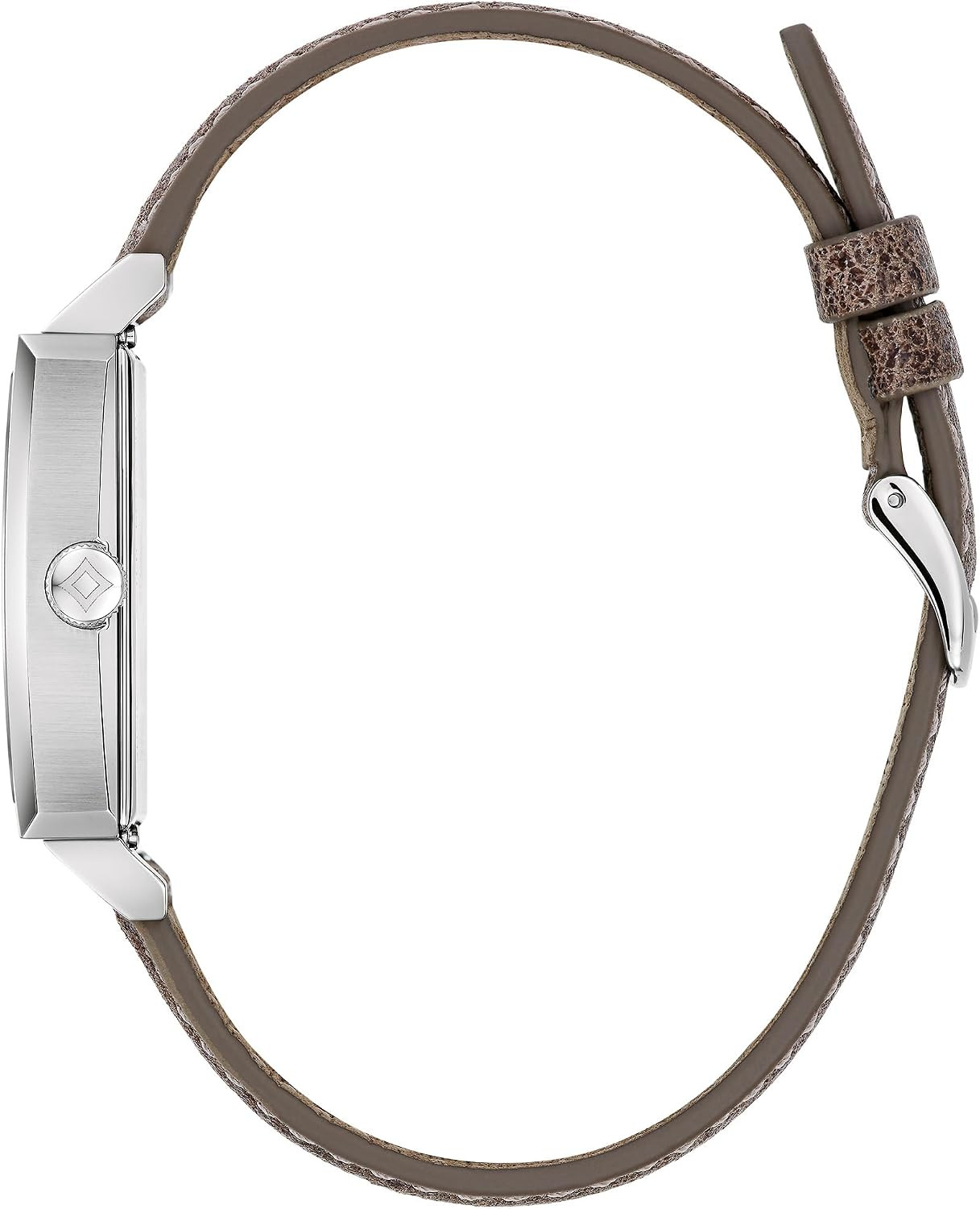 Frank Lloyd Wright ‘Ennis House’ Limited Edition Men’s Silver Watch, Grey Strap