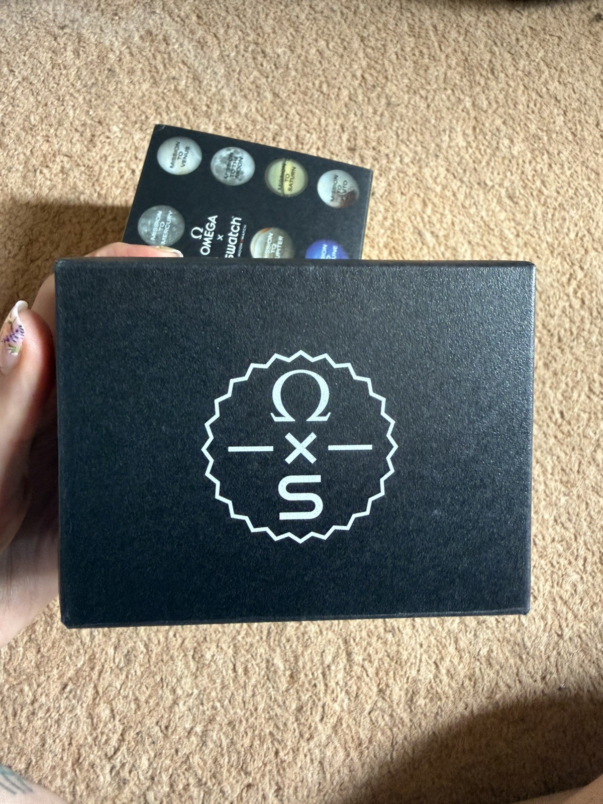 OMEGA x Swatch MoonSwatch Mission to the Sun Chronograph Quartz Box & Manual