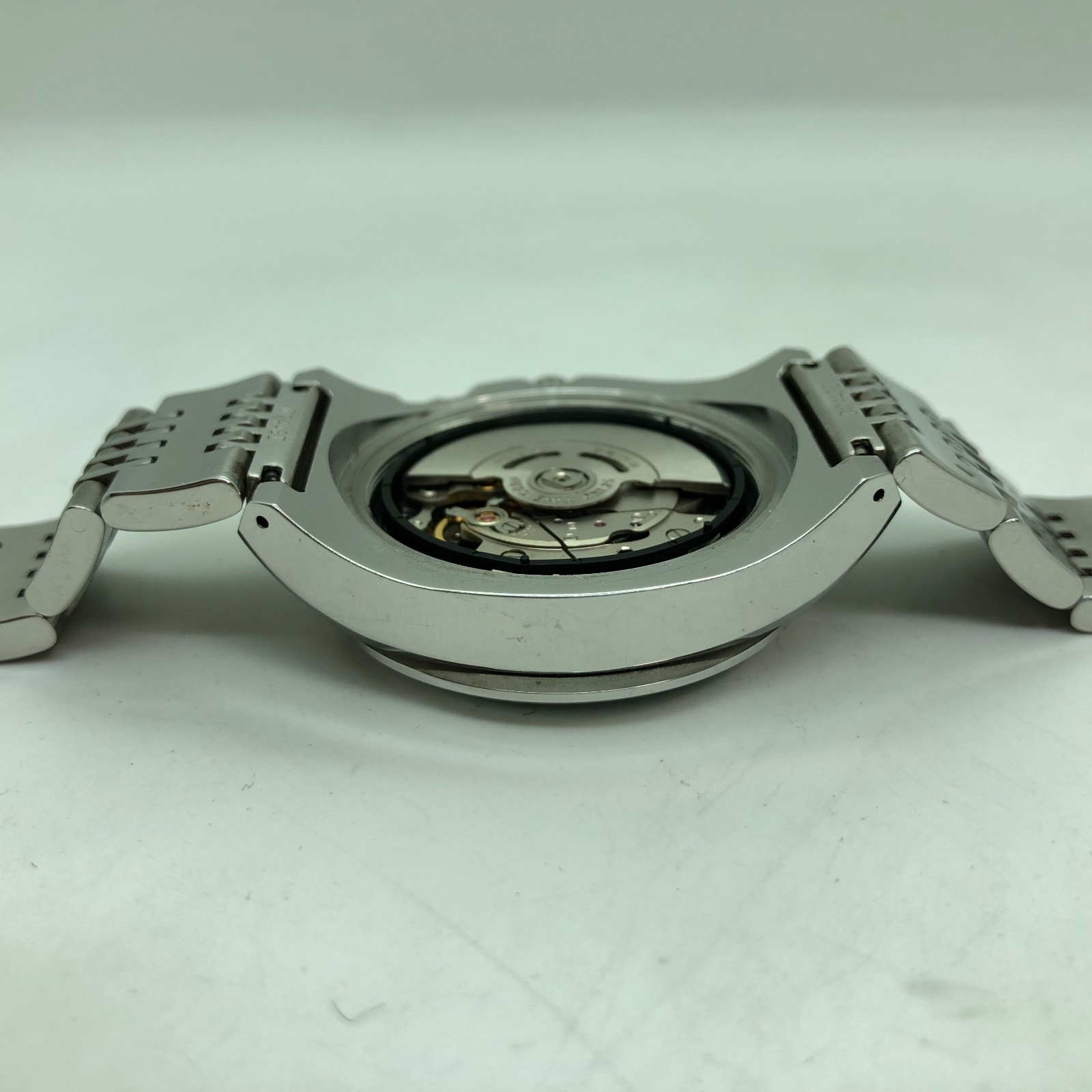 [w2350] SEIKO SUS 4S12-0010 SCFF007 Automatic All original Red dial 25J EX/VG