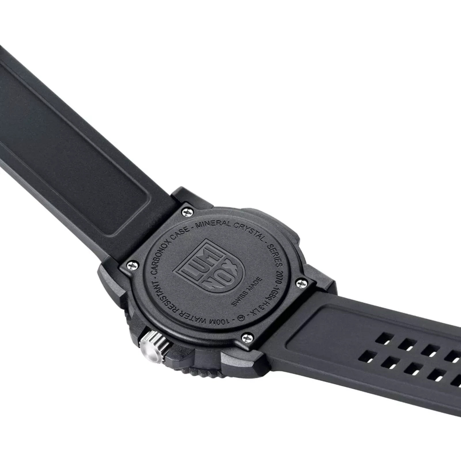LUMINOX Sea Lion X2.2072 CARBONOX Rubber Strap Black Dial Men’s Watch ⌚