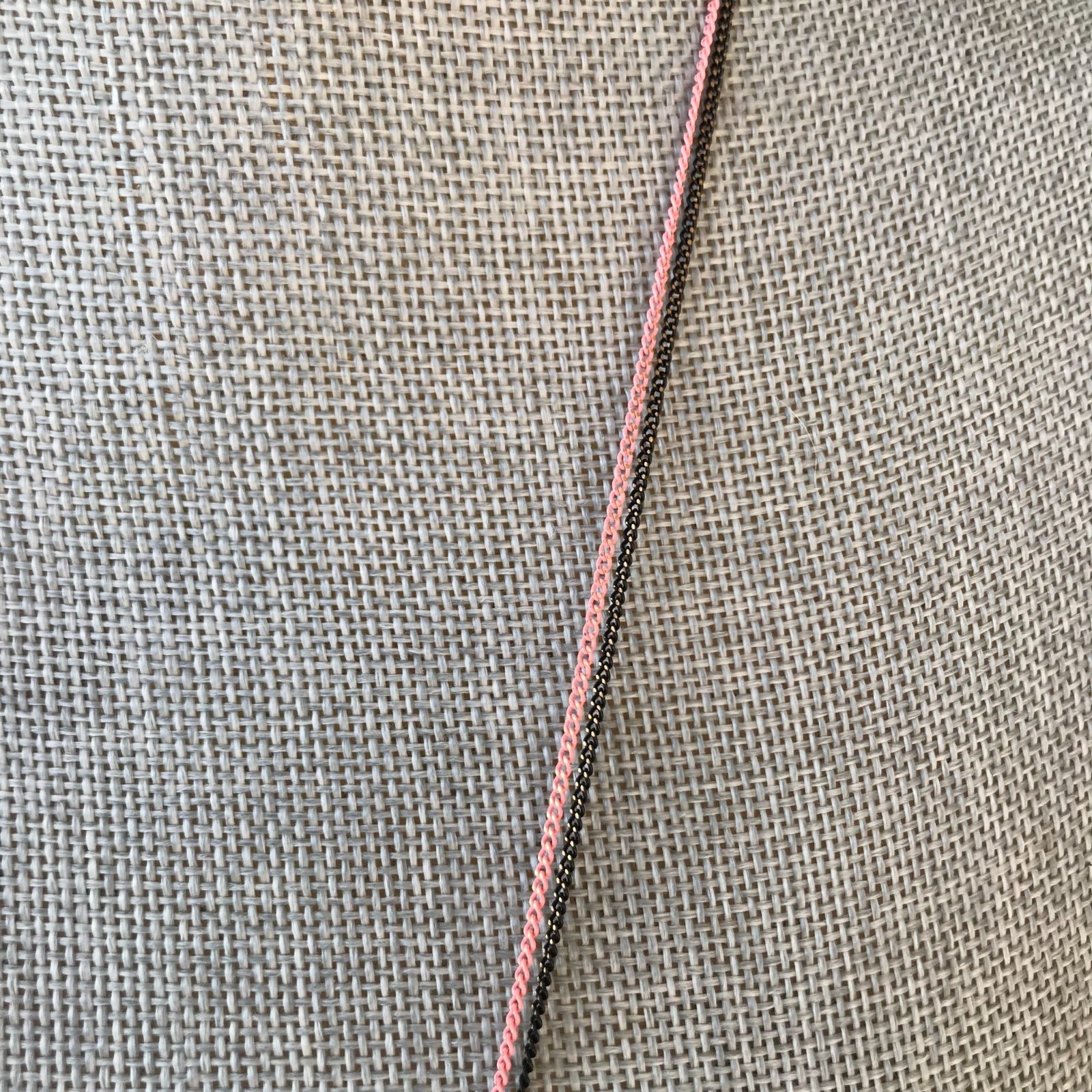 NWT Anthropologie Boho Festival Jewelry Pink Long Beaded Chain Tassel Necklace