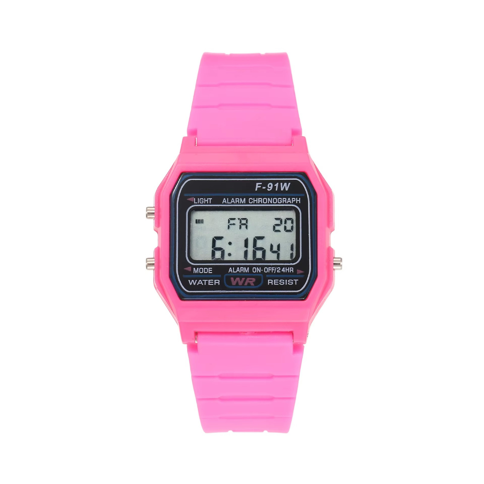 Kids Digital LED Sports Watch Alarm Stopwatch Rubber Strap F91W Style