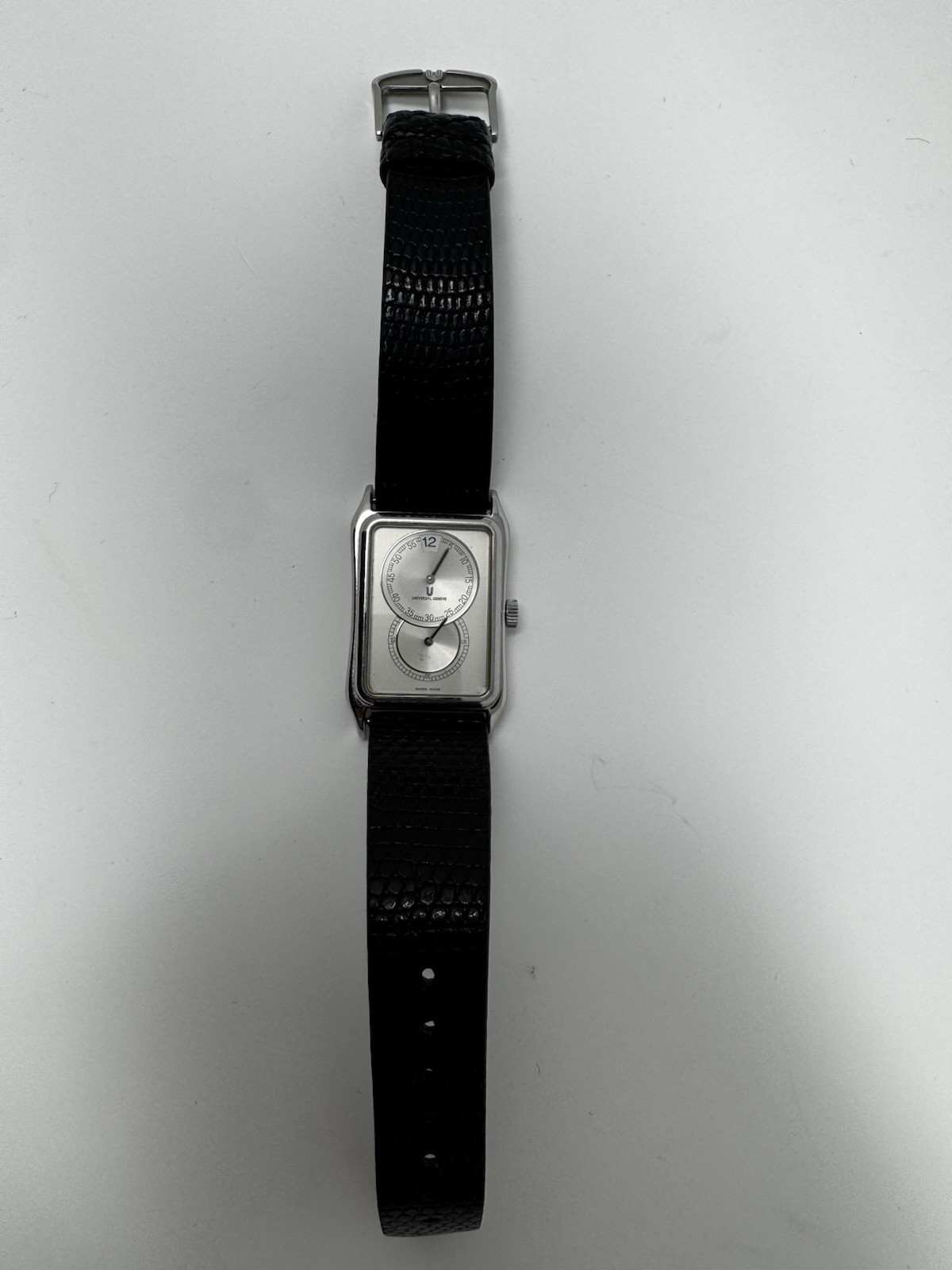 Universal Genève Saltarello Jump Hour Ref. 825.125 – UG 25 – Silver Dial – Rare