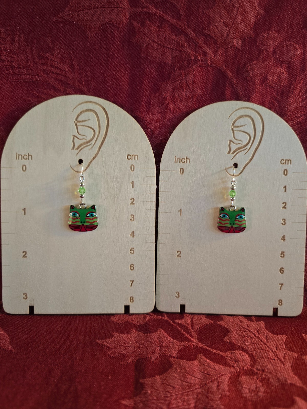 Charm Earrings 925 Sterling Silver Wire With Dogs & Cat Charms Check Them Out!