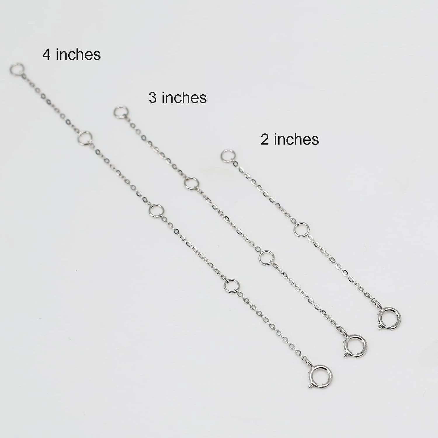 Adjustable Gold Bracelet Extender Chain 4 Inch