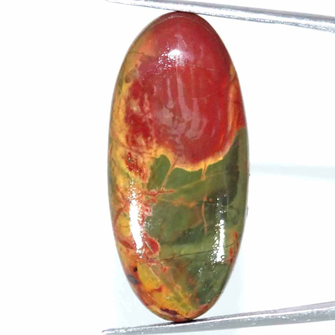 20.50Cts Natural Cherry Creek Jasper Oval Cabochon loose Gemstone