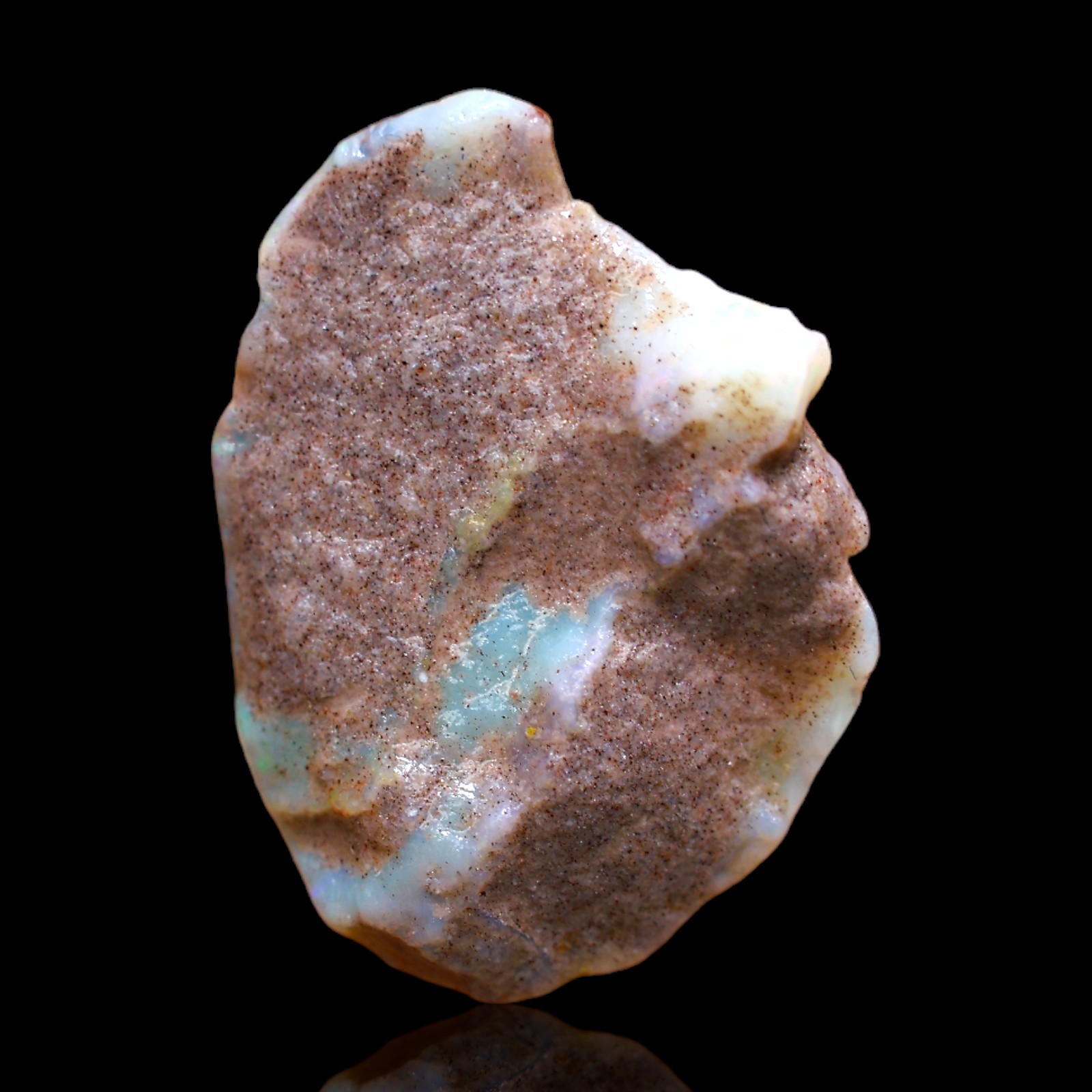 11.00 Cts Natural Australian Fire Opal Loose Astrology Rough Gemstone 25x18x7 mm