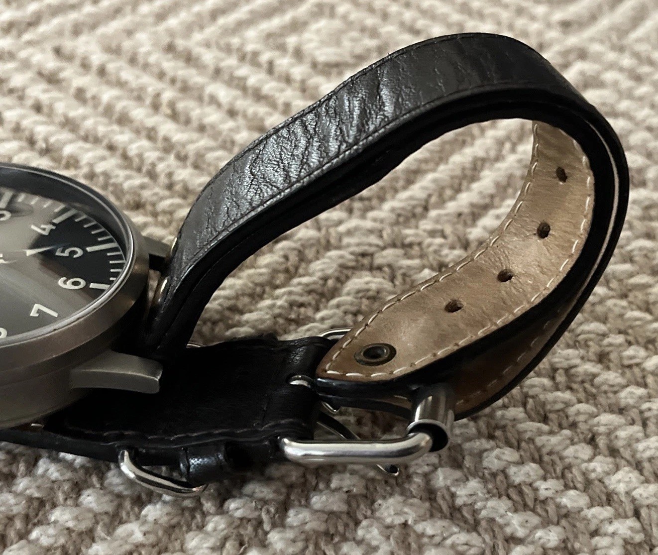 Rare Laco Original Replika 55mm Limited Edition Pilot Watch No. 30/50