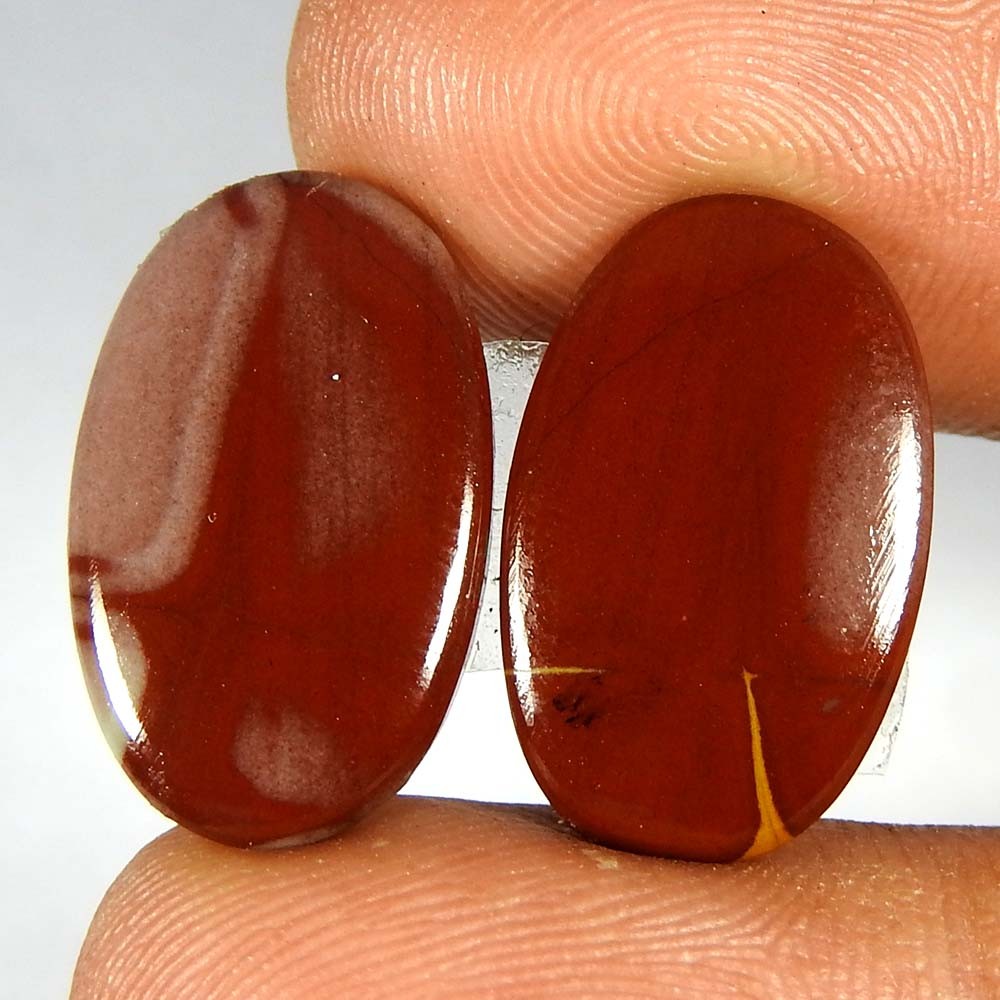 14.65Cts100%Natural Noreena Jasper Oval Pair Cabochon Loose Gemstone