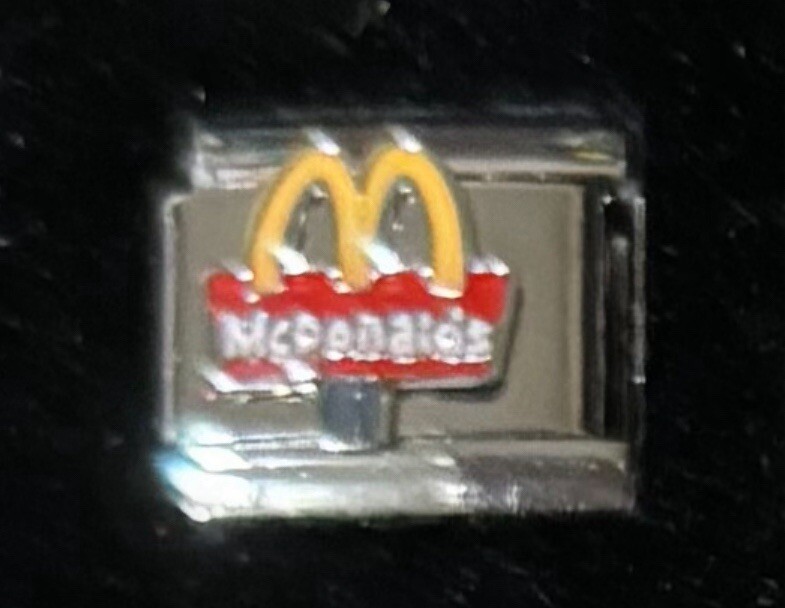 McDonald’s Wholesale Italian Charm Enamel Link 9MM K45-2