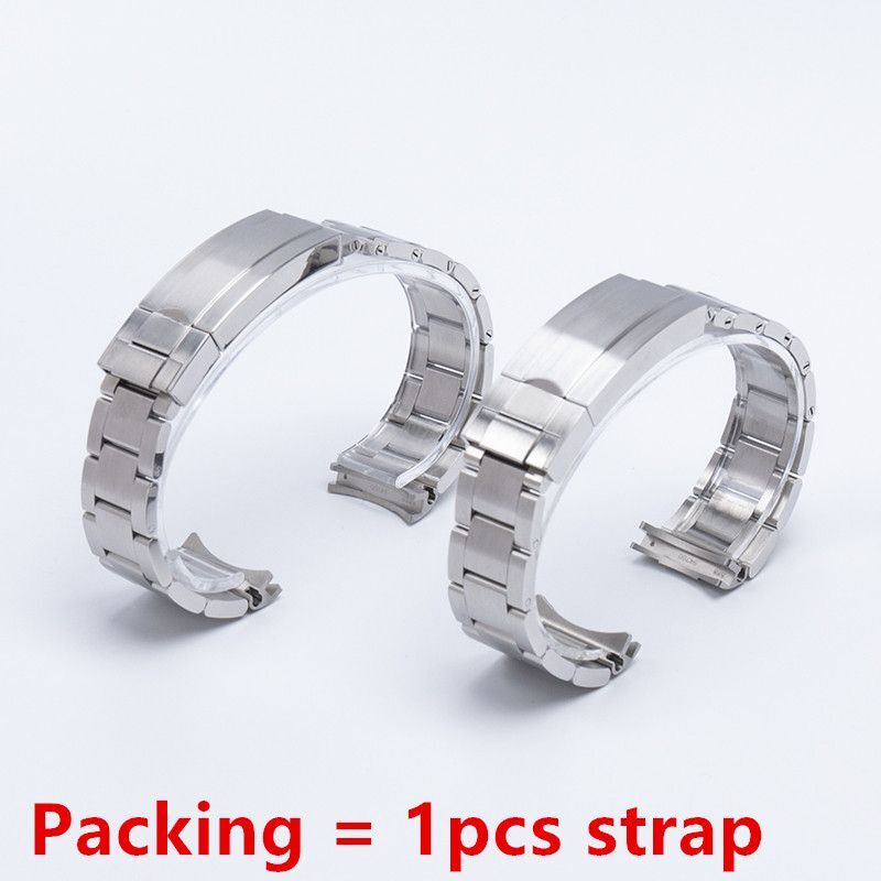 TwoTone Watch Bracelet Strap 20mm 904L Steel Fits for Rolex Sub40mm