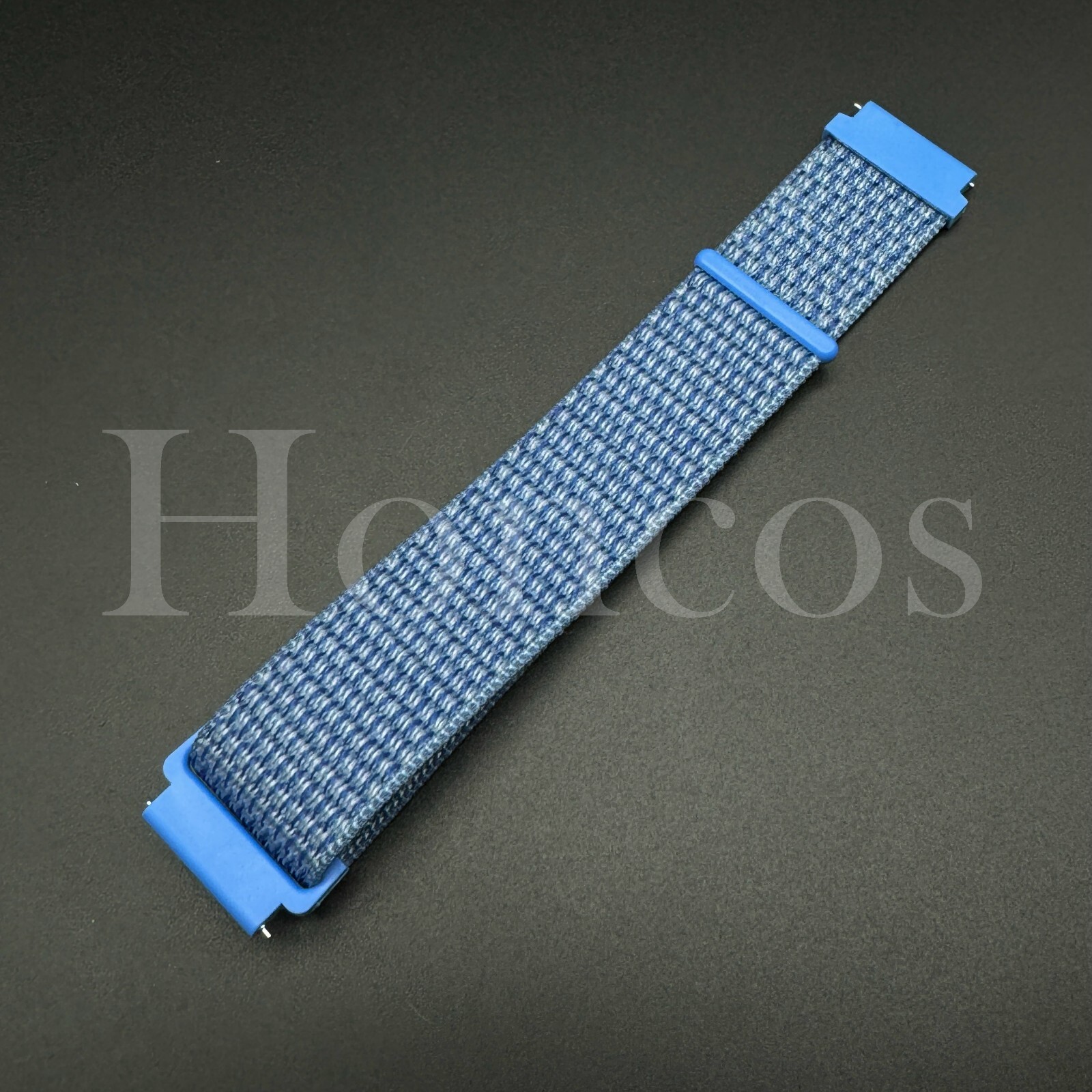 20 22 MM Blue Nylon Trail Loop Strap Watch Band Quick Release Fits for Huawei
