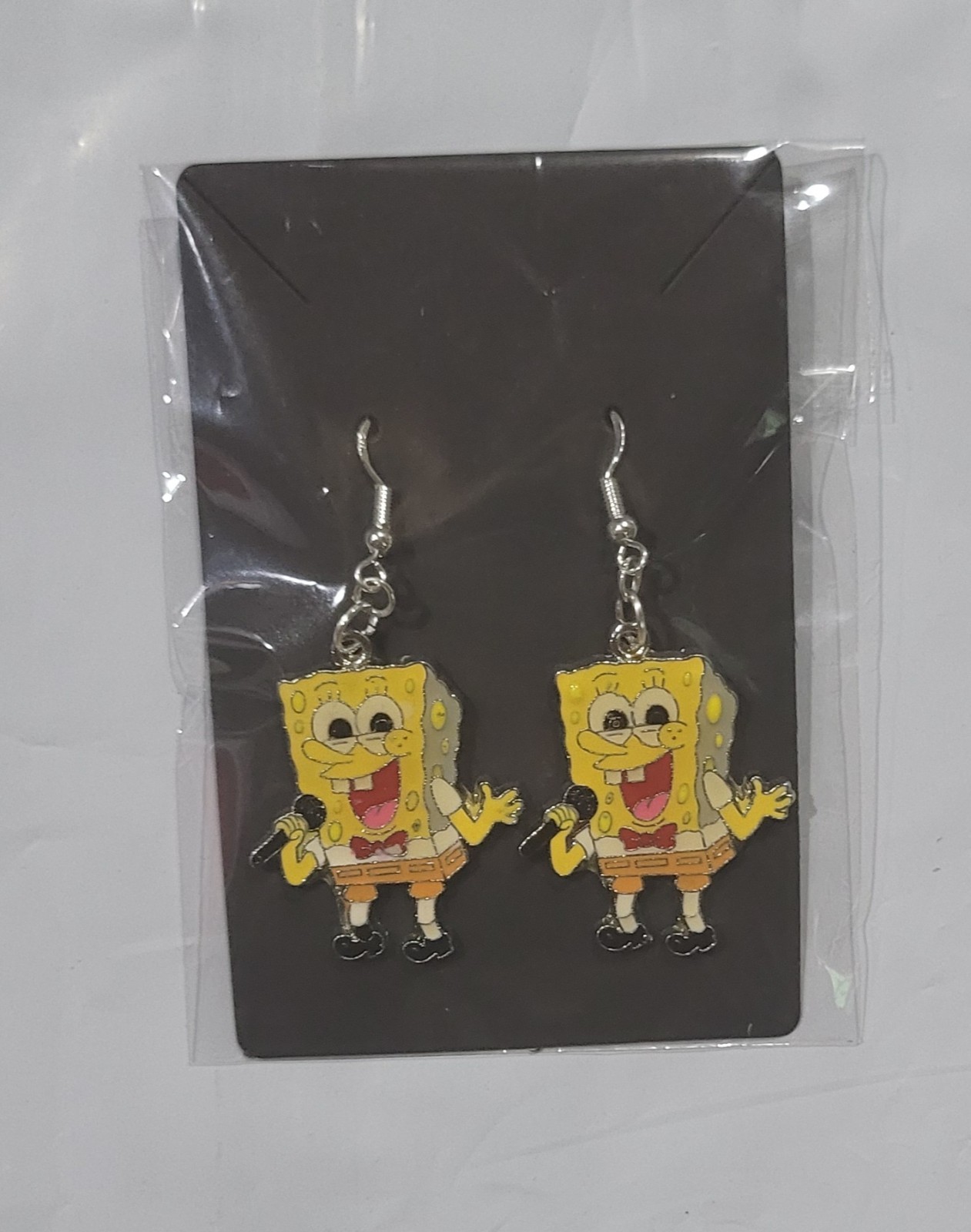 SpongeBob Multicolor Earrings Fan Made 8 In Stock