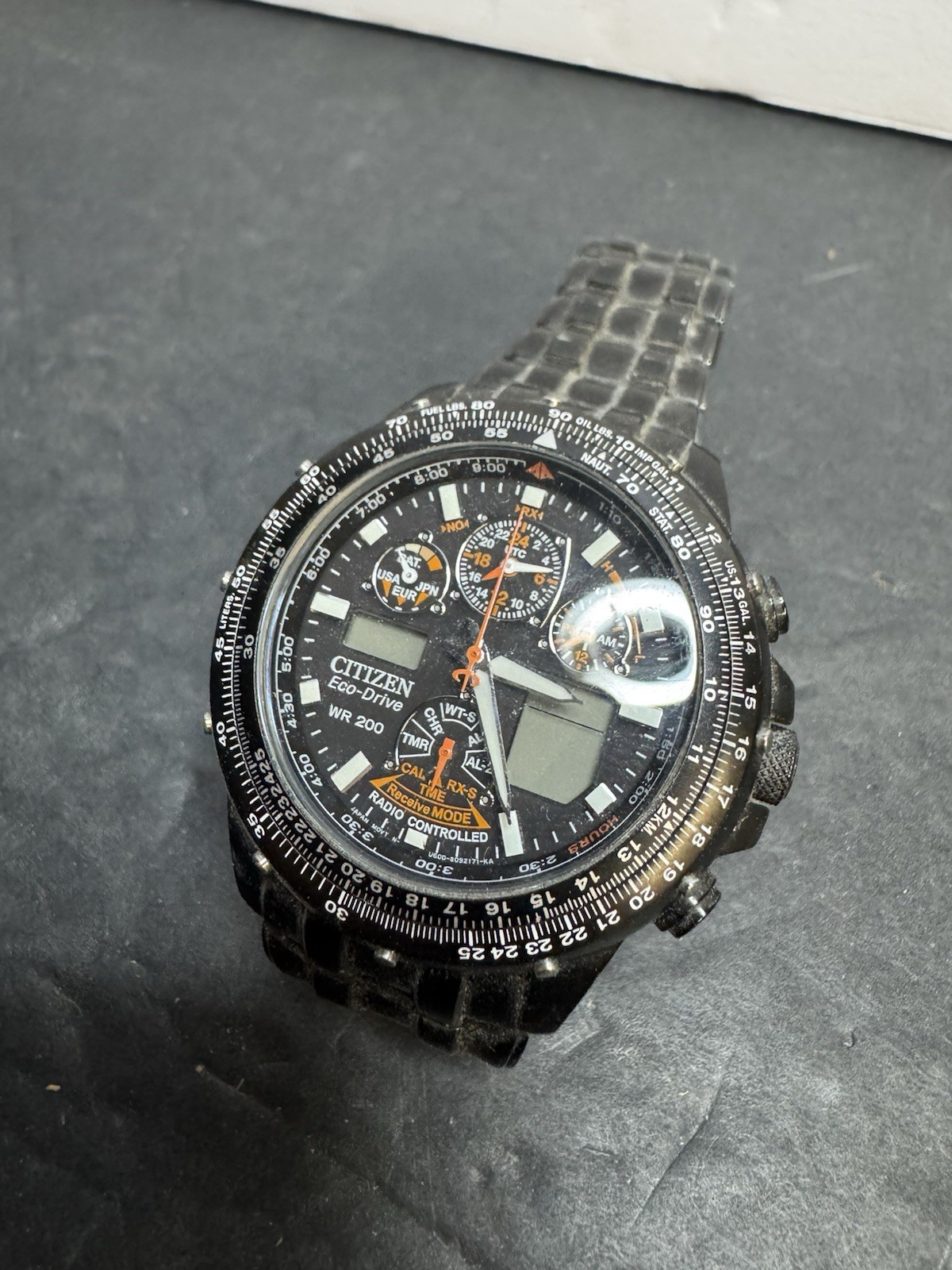 Citizen Skyhawk AT Eco-Drive Radio Controlled Watch GN-4W-S-12g *Untested*