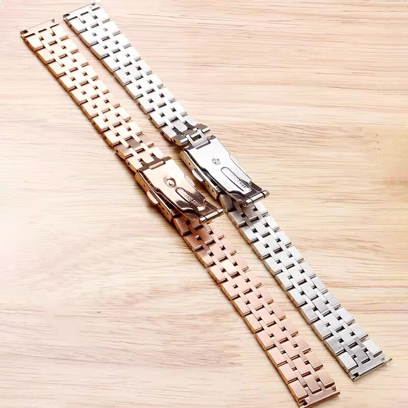 10 12 14 16 18 20 22mm Metal Watch Bracelet Stainless Steel Watch Band Strap