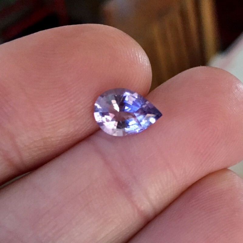 Collectors! Natural Purple Scapolite – Wernerite Tanzania 1.29 carats GLI