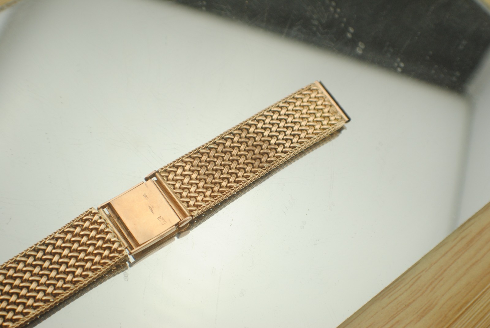 VINTAGE 18K ROSE GOLD 17.4MM LUG 42.6 G BRACELET 1940S 15CM IWC OMEGA PATEK VC