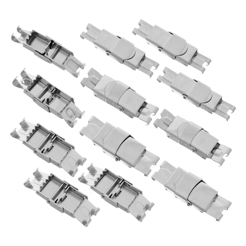 15pcs Stainless Steel Watch Band Clasp Deployment Fold-Over Buckle
