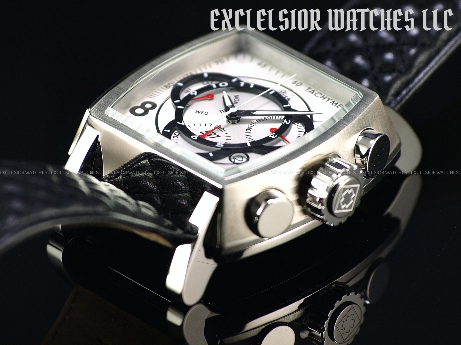 NEW Invicta Men 48mm S1 Rally SWISS Z60 Chrono SILVER DIAL Stainless St. Watch