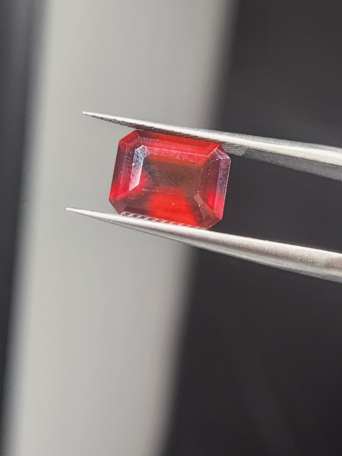Natural Red Garnet 3.75 ct Octagon Emerald Cut 10.16 x 8.15 x 4.94 mm Loose Gem