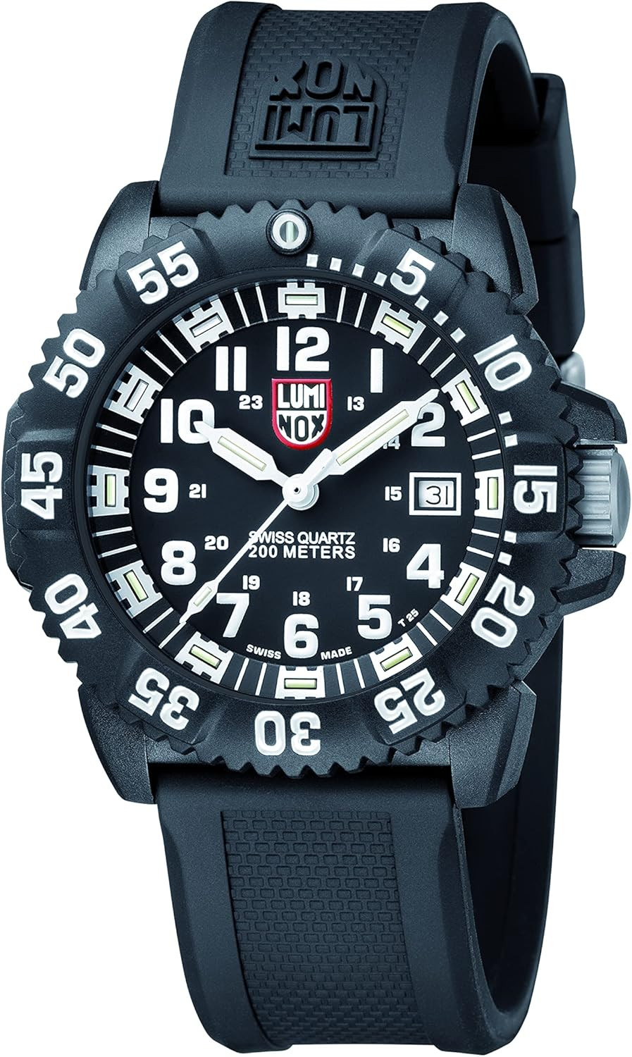 Navy Seal 3050 Watch – Carbonox Case, Black Dial, 20ATM Water Resistant