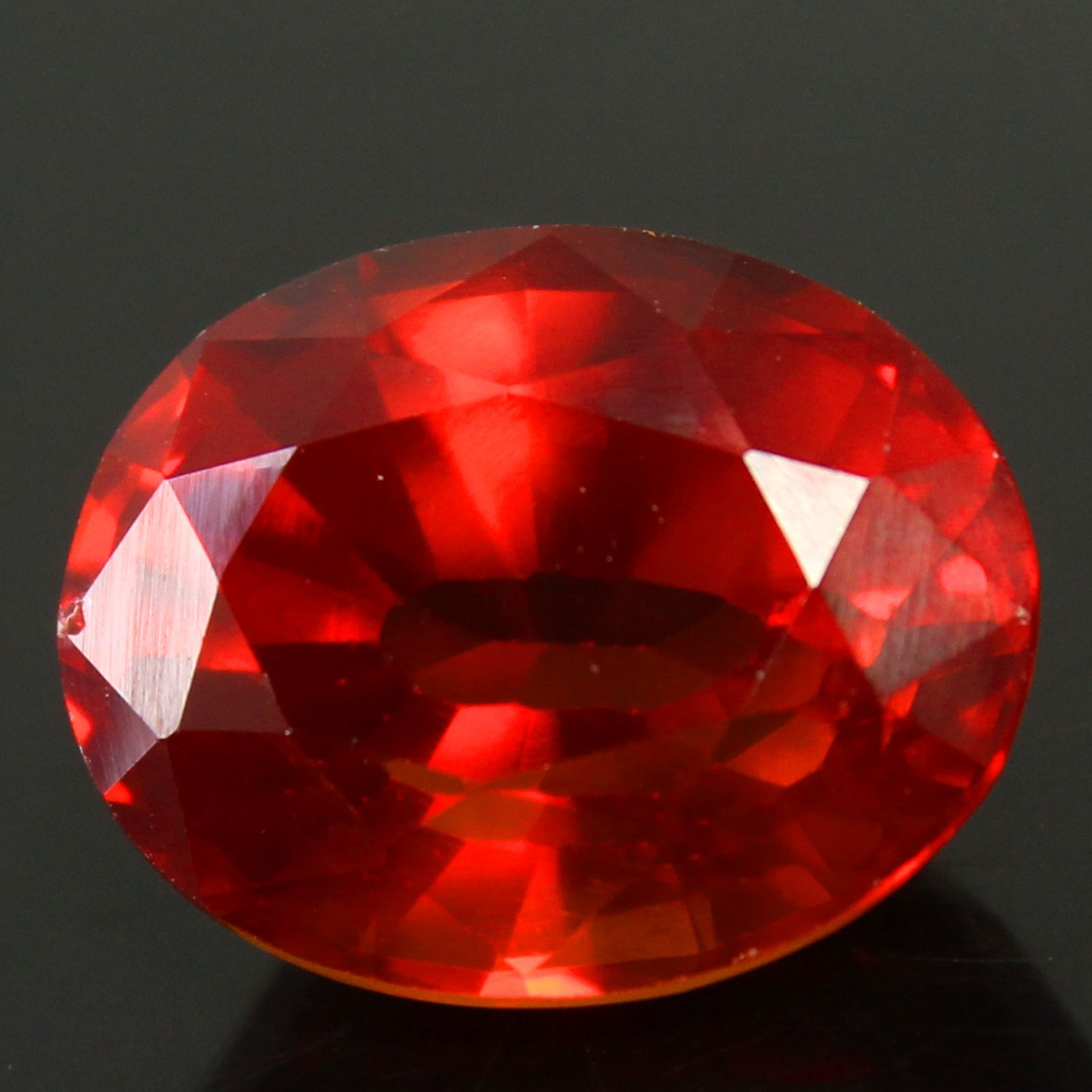 Natural 15.2 Ct Certified Ceylon Padparadscha Sapphire 16×12 MM Oval Gemstone