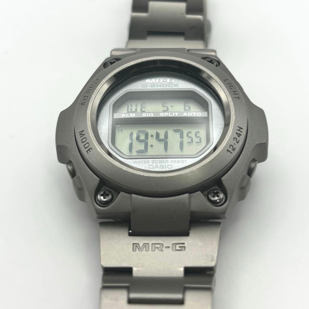 Casio MRG 100T G SHOCK Full Metal Titanium Silver