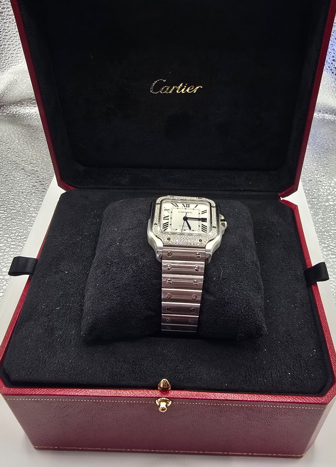 Cartier ladies’ diamond watch mint condition