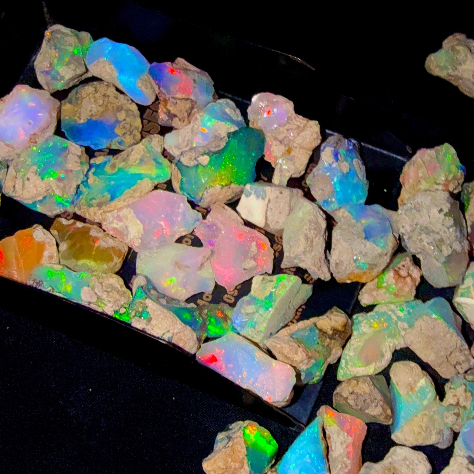Dry Opal Rough Lot AAA Cut Grade Natural Ethiopian Welo Opal Raw Gemstones