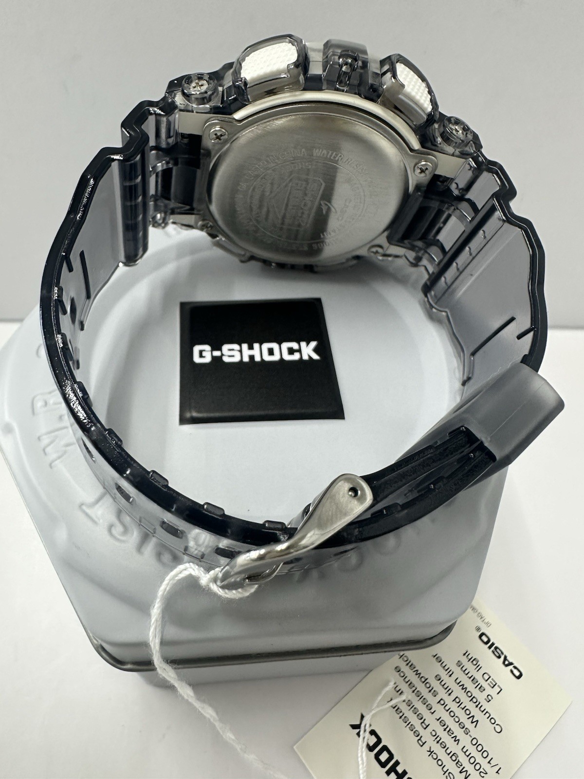 Casio G-Shock GMA-S110GS-8A Transparent Gray Resin Band Men’s Watch