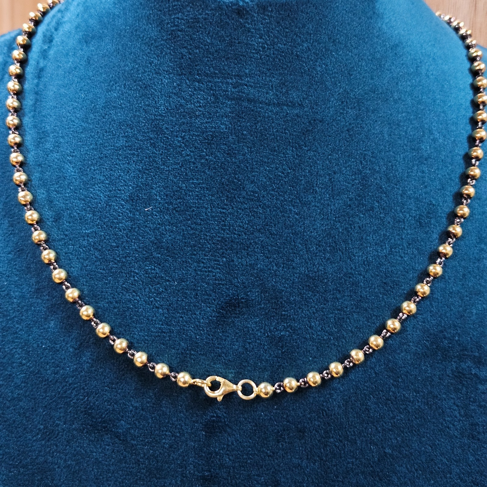 Moissanite 14x10mm Oval 14K Multi Tone Gold Plated Wedding 18″ Chain Necklace