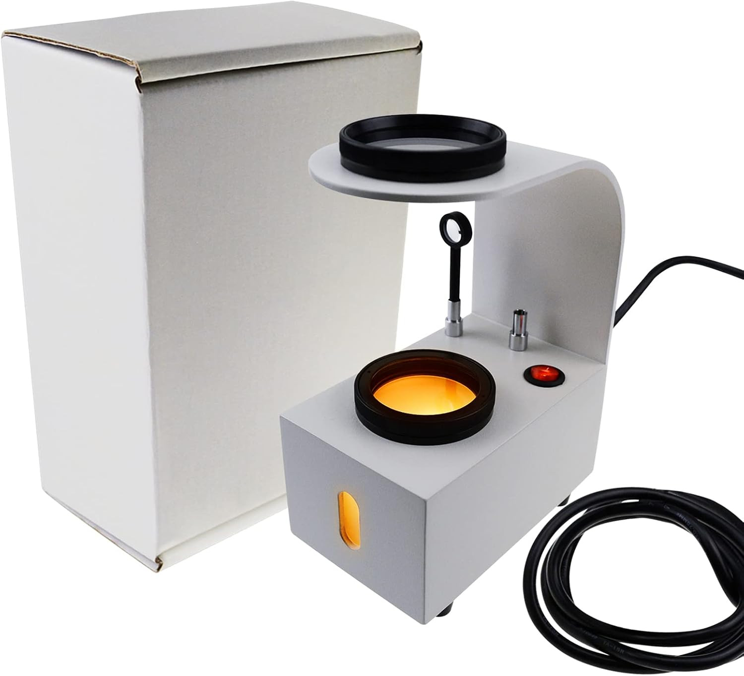 LED Polariscope with Rotatable Filters for Gemstone Testing and Identification