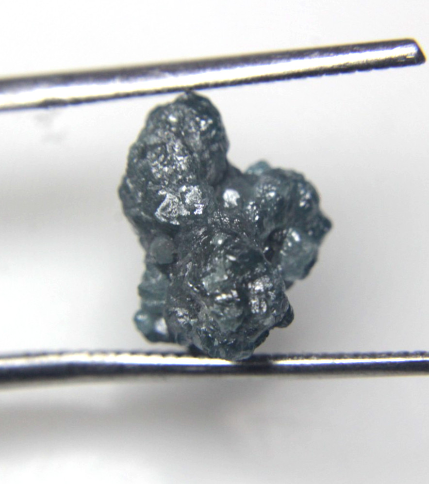 6.48CTS/1 PIECE RAW UNCUT BLUE DIAMOND ROUGH 13.18×10.01×9.05 MM