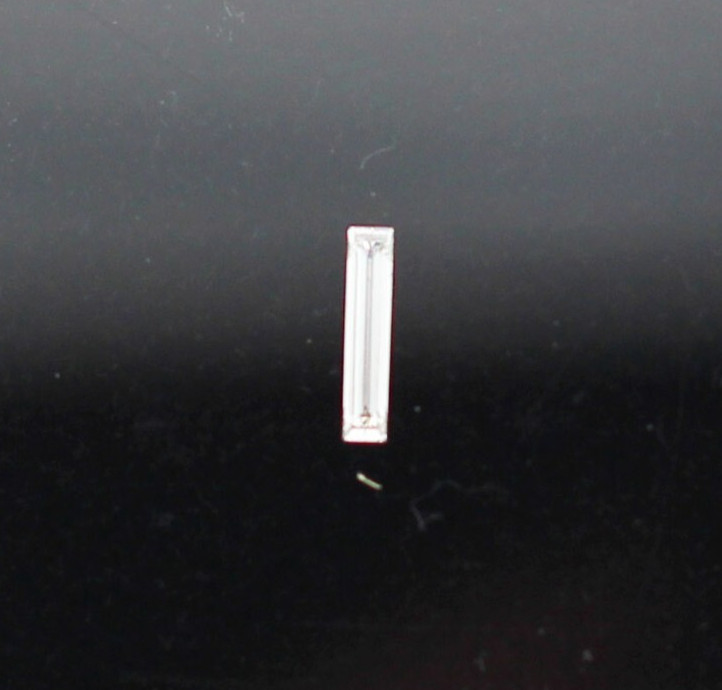 Natural 0.09ct Baguette Cut Loose Diamond