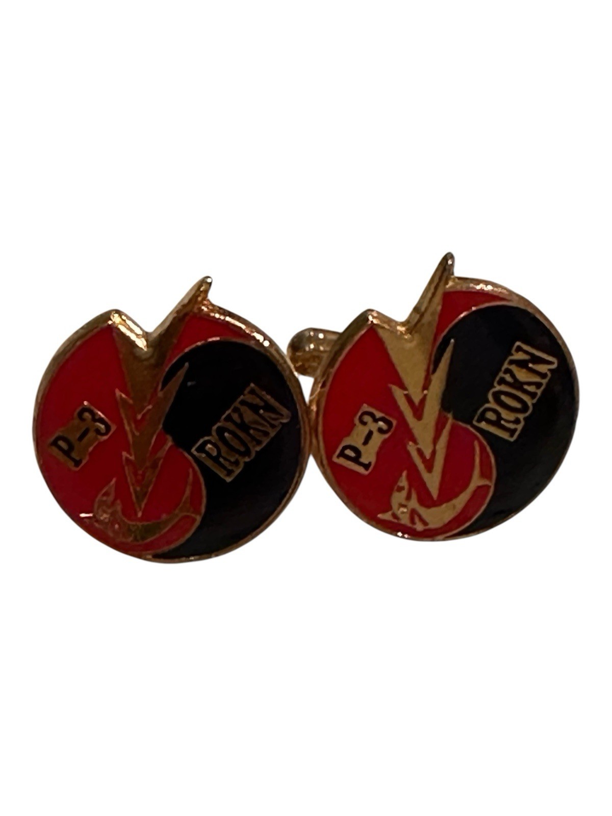 Republic of Korea Navy Cufflinks and Tie Bar Set Original Box ROKN PS-3