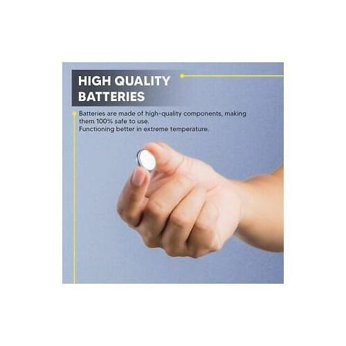 50 X ASSORTED Watch Cell Batteries AG1 AG3 AG4 AG10 AG12 AG13 for Toys, Watches