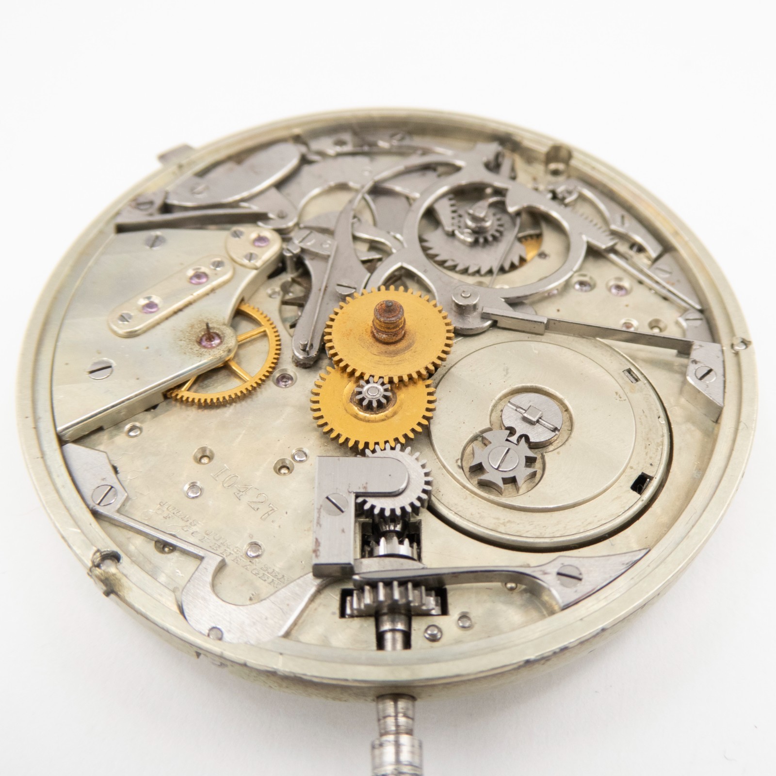 Jules Jurgensen 43 x 10.2 mm Minute Repeater Antique Pocket Watch Movement
