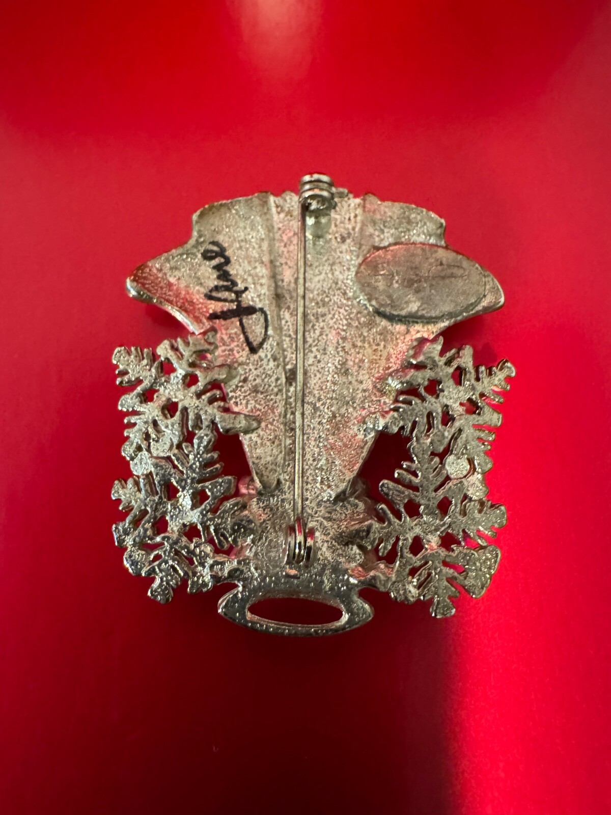 Vintage Jane Davis Limited Edition Signed Angel Brooch Pin