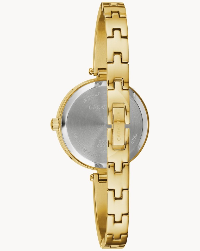 Caravelle by Bulova Women’s Gold-Tone Quartz Watch ONLY 26MM 44X100