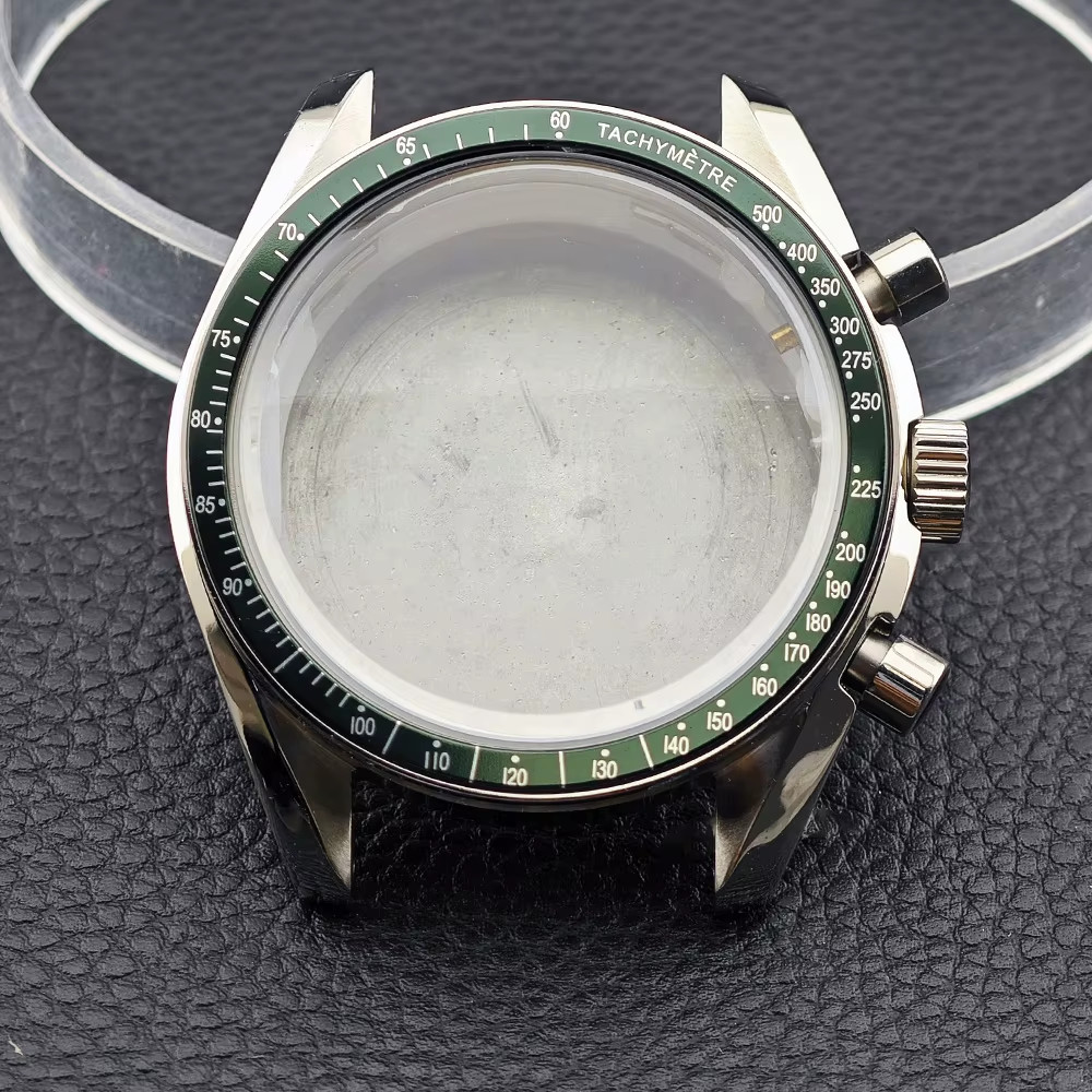 39.7Mm Men’S Watches Metal Case FIT VK63 Movement Case Watch Accessories Watch P