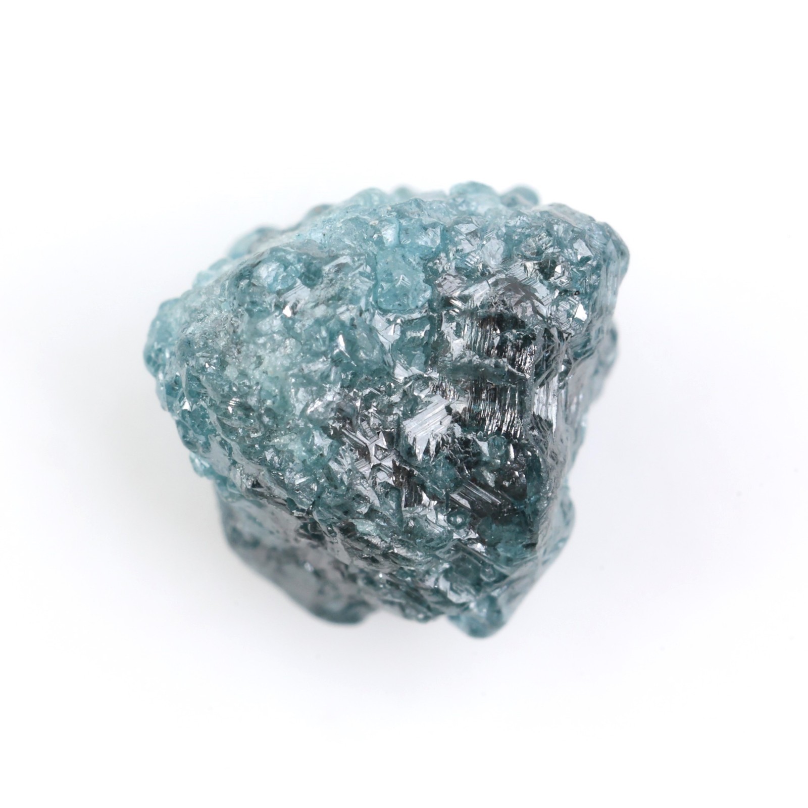 2.04Ct Natural Blue Color Rough Diamond Uncut Loose Raw Diamond For Wedding Ring