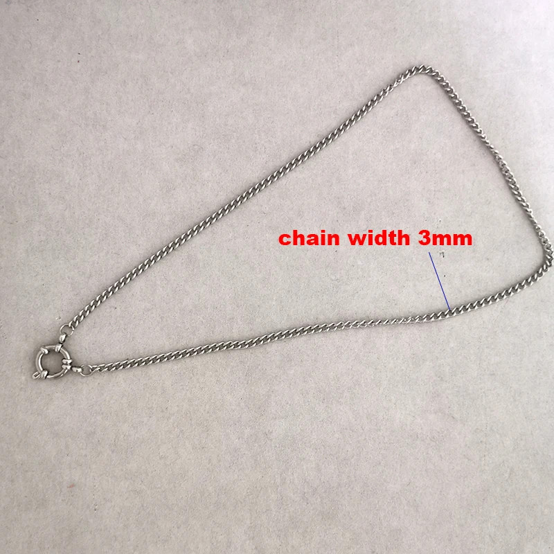 Sailor Clasp Necklace Paperclip Chain Stainless Steel Gold Color Women Jewelry