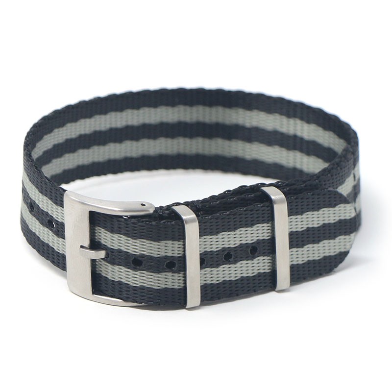 StrapsCo Bond Single Pass Nylon Seat Belt Watch Strap Band 18mm 20mm 22mm 24mm