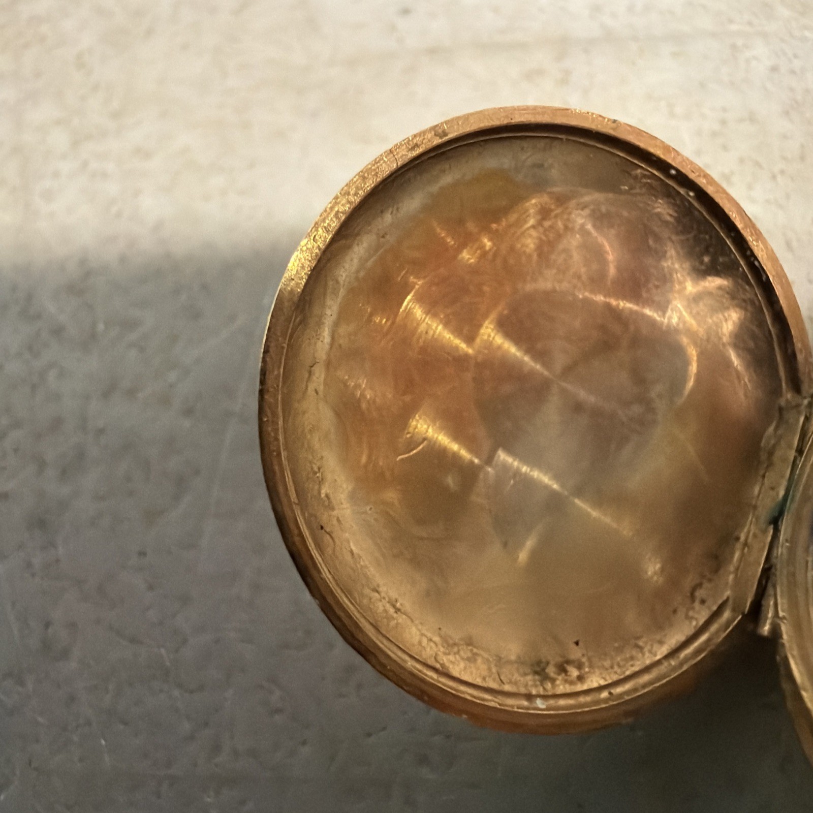 Colibri Pocket Watch Quartz Small Gold Tone Needs Battery