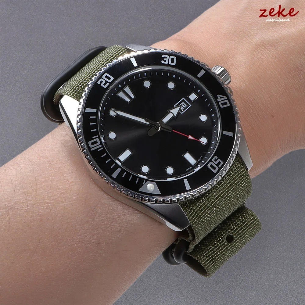 18mm 20mm 22mm 24mm Ballistic Durable Military Nylon Wrist Watch Band Strap