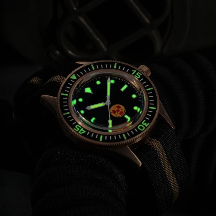 THORN Fathoms Fifty CUSN8 Bronze NH35A Diver 200M Automatic Watch No Radiations