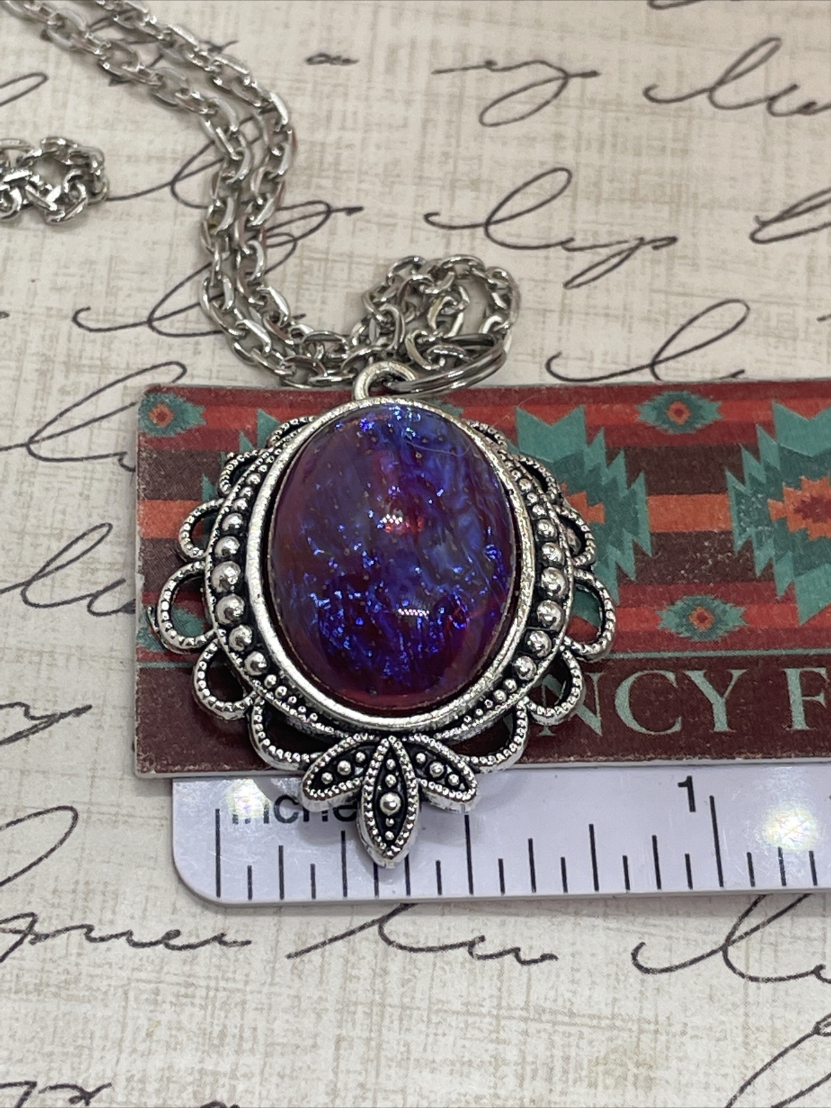 Mexican Fire Opal Dainty Necklace Pendant Anniversary Birthday Gift Mom Daughter