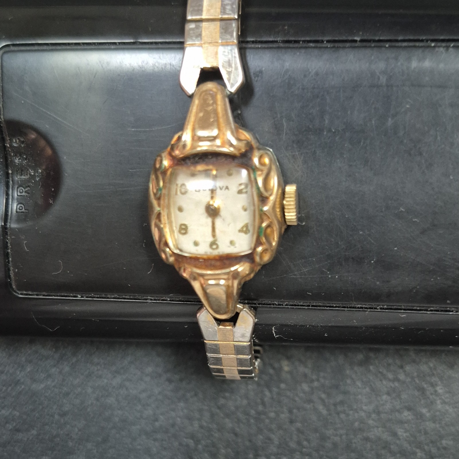 Bulova Vintage 1950s Women’s Manual Mechanical Two-Tone Bracelet 15mm