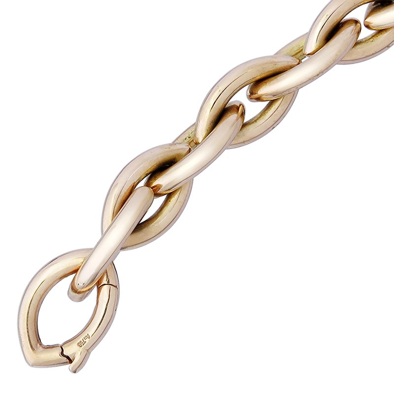 Ellipses 750 Rose Gold Bracelet
